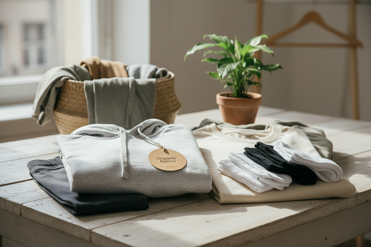 Opgrader din garderobe med miljøbevidst tøj fra Organic Basics